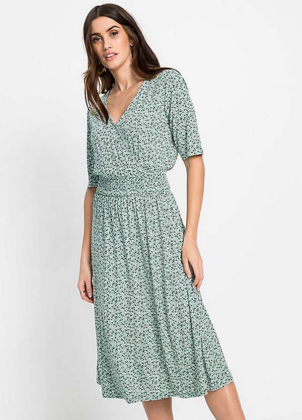 Dotty Jersey Dress by bonprix