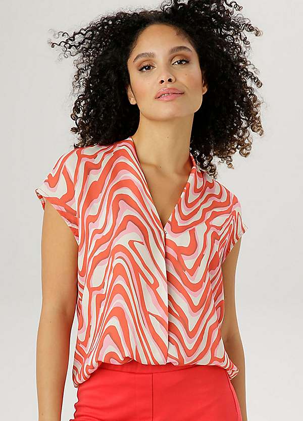 high v neck blouse