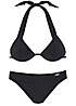 Black Push-Up Triangle Bikini Set by LASCANA | Swimwear365